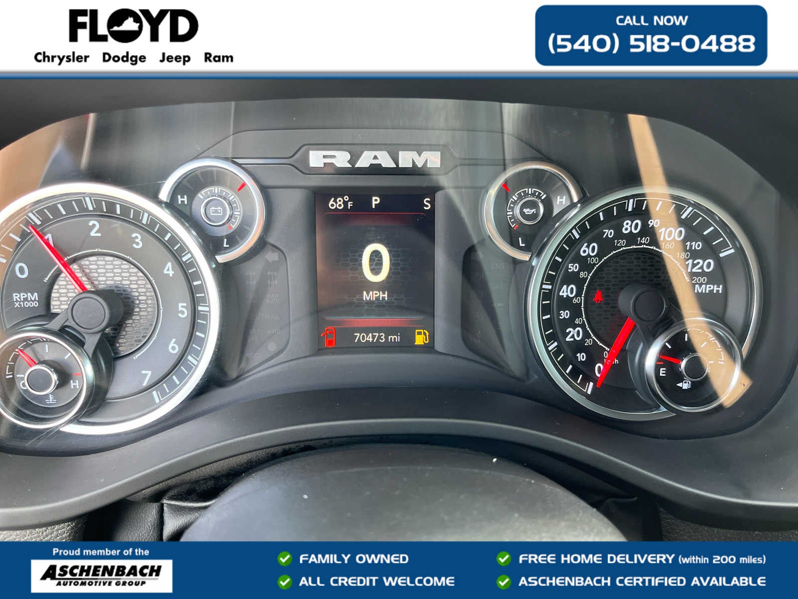 2023 RAM 1500 Tradesman Quad Cab 4x4 6'4' Box