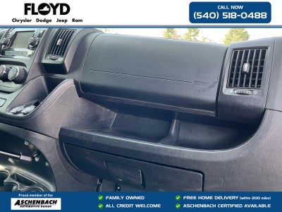 2021 RAM ProMaster 2500 Cargo Van High Roof 159' WB