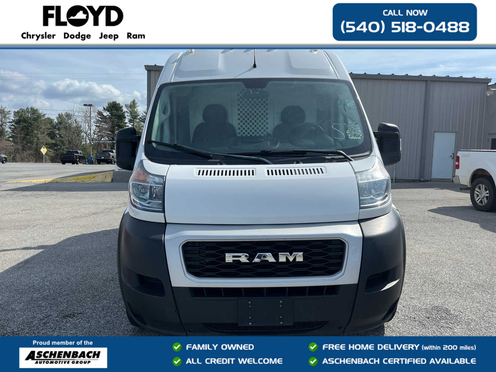 2021 RAM ProMaster 2500 Cargo Van High Roof 159' WB