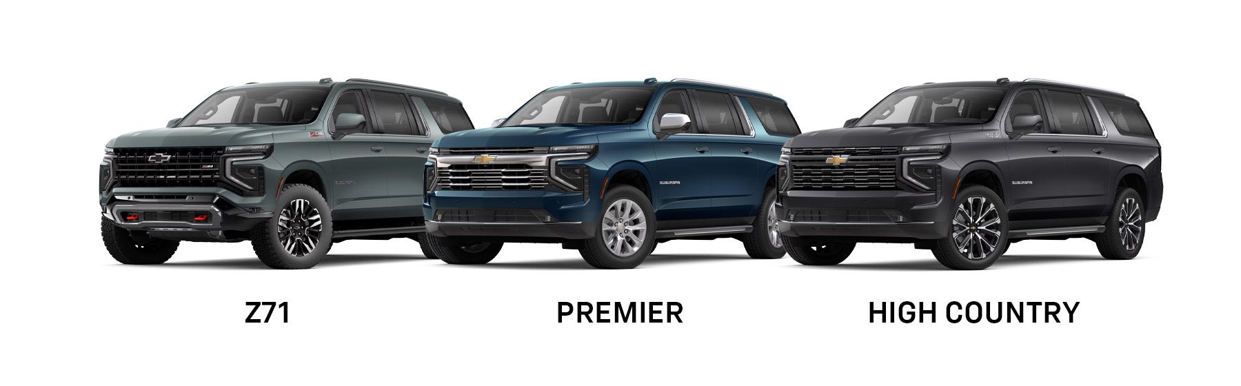 2025 Chevy Suburban Trim Levels