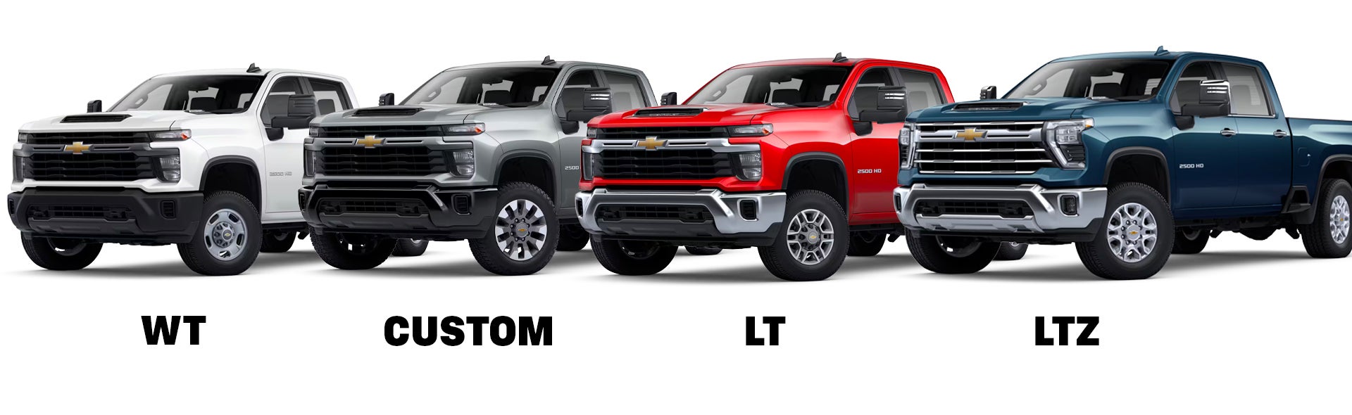2025 Chevy Silverado HD Trim Levels
