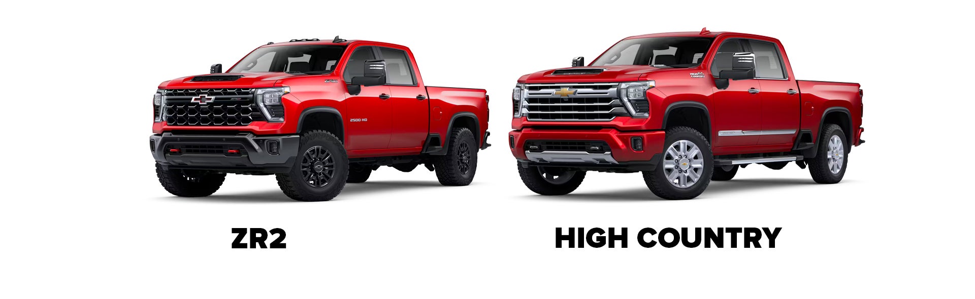 2025 Chevy Silverado HD Trim Levels
