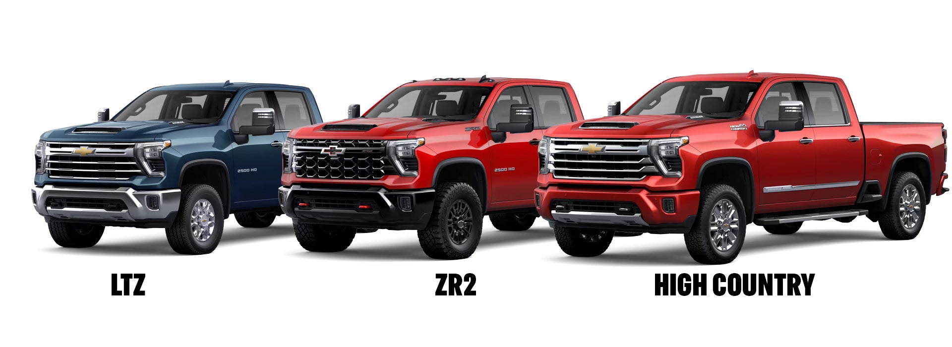 2026 Chevrolet Silverado HD Trim Levels