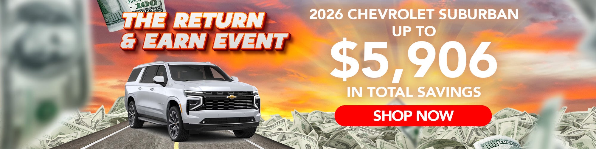 2026 Chevrolet Suburban - Huge Savings